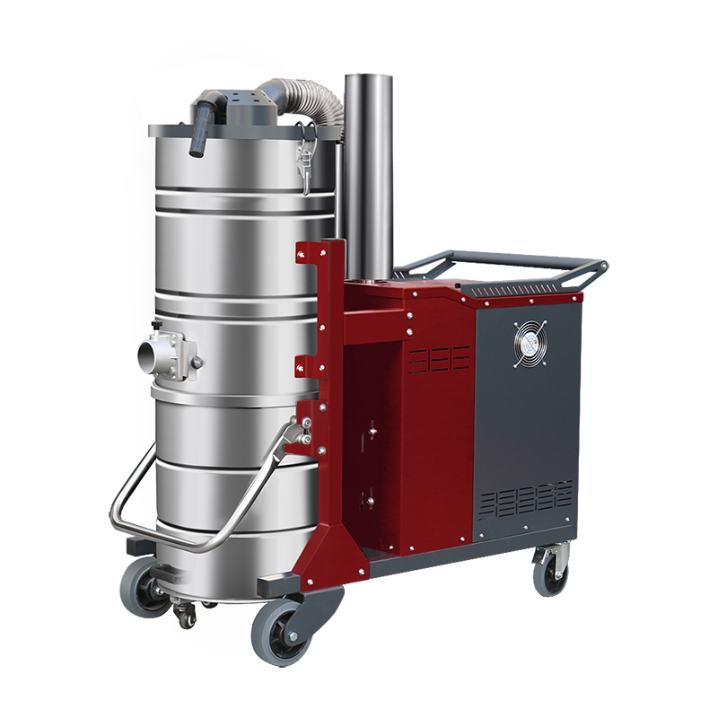 玉林坦洁380V 双桶手动反吹工业吸尘器X8系列